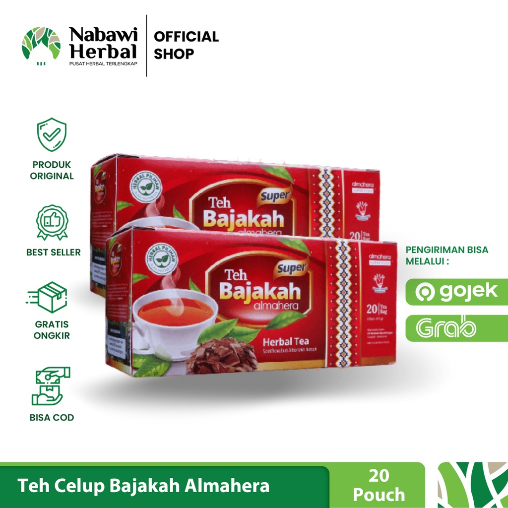 Jual ALMAHERA - Teh Celup Akar Kayu Bajakah Isi 20 Kantung | Shopee ...