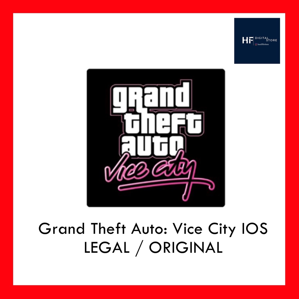 Jual Grand Theft Auto: Vice City IOS // GTA VICE CITY IOS LEGAL