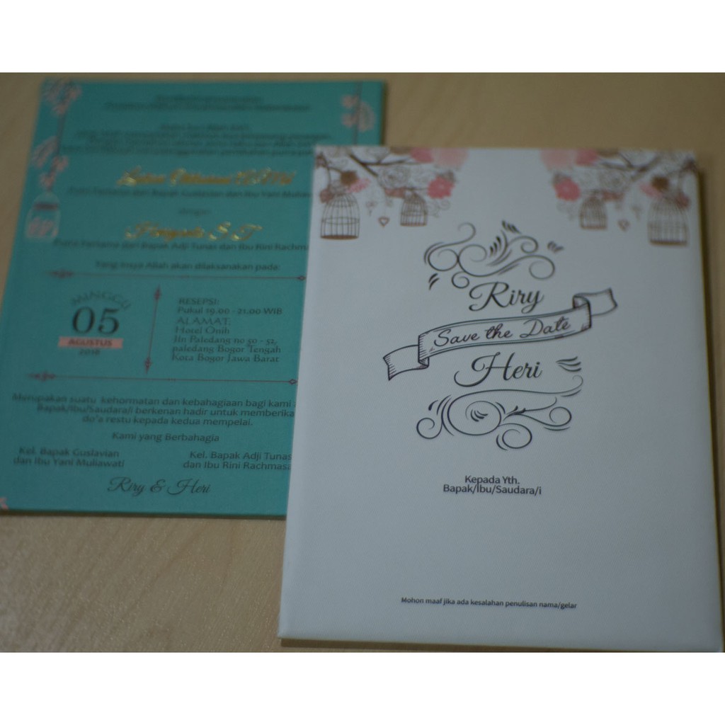 Jual Undangan Pernikahan Vintage | Shopee Indonesia