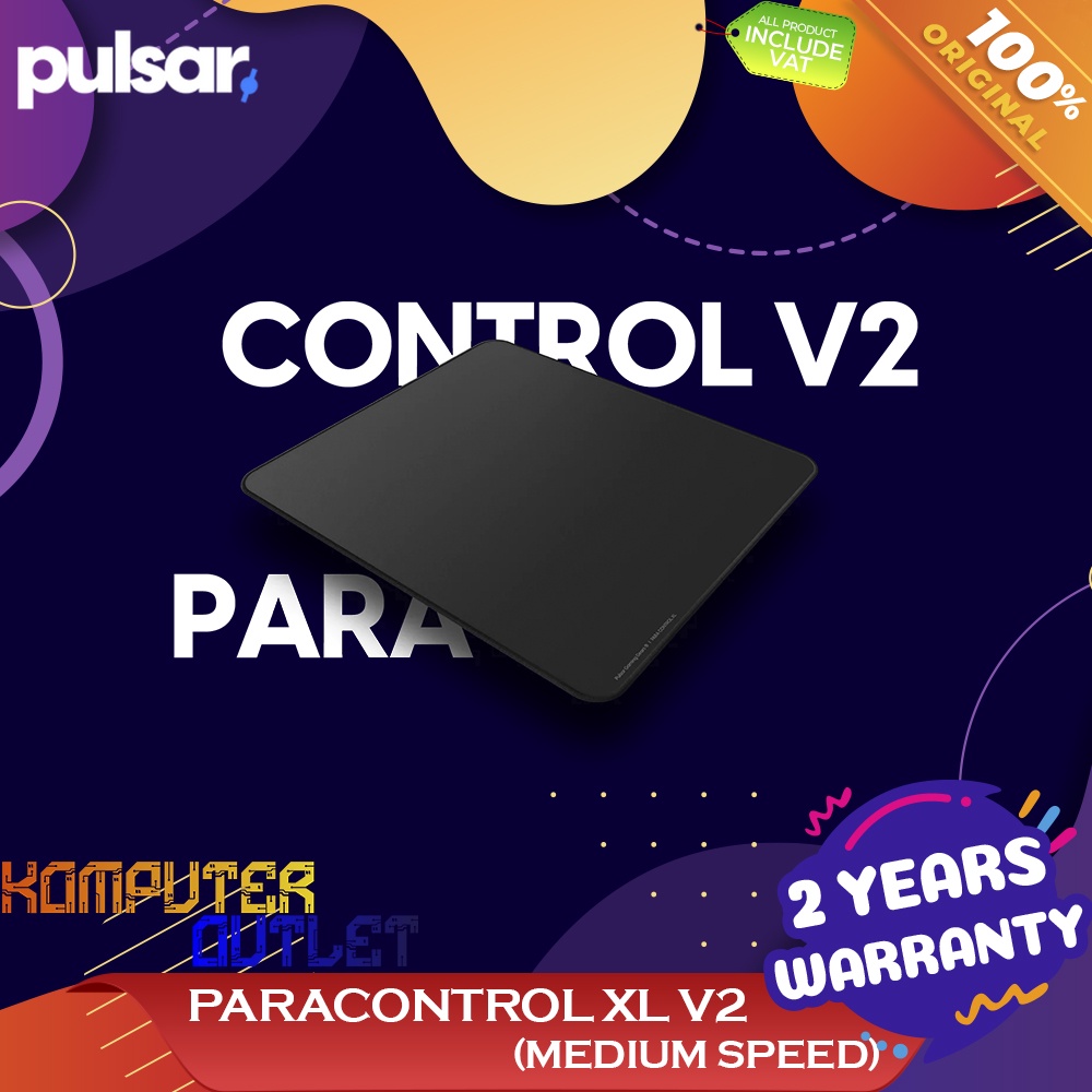 Jual PULSAR PARACONTROL XL V2 MOUSEPAD (MEDIUM SPEED) ANTI-SLIP ...