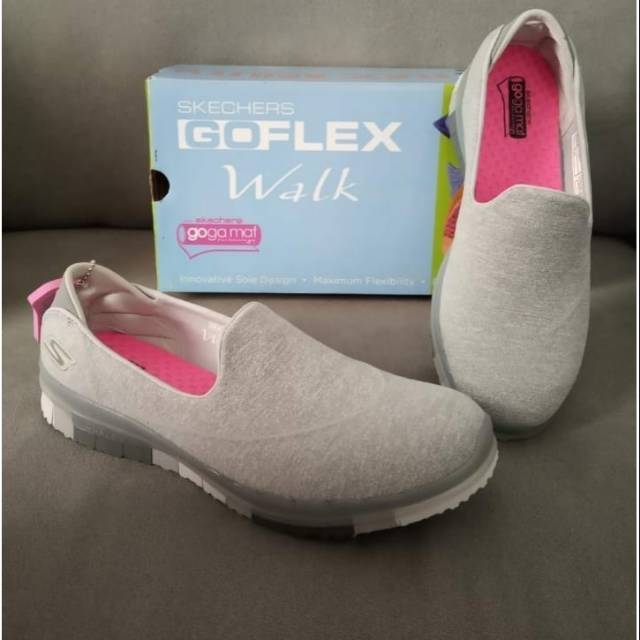 Jual Skechers go flex walk original mall sale grey Shopee Indonesia