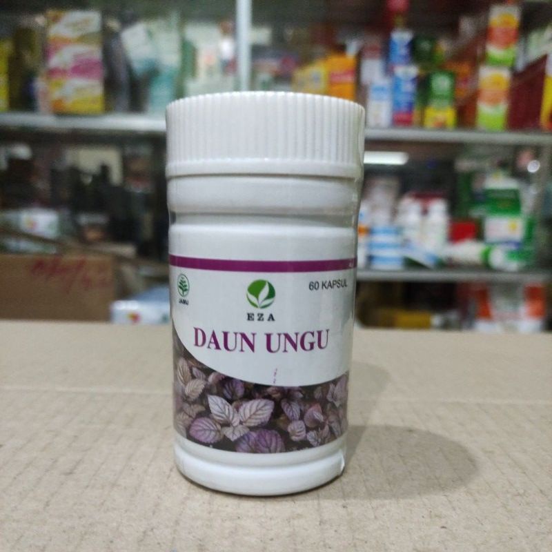 Jual DAUN UNGU ISI 60 KAPSUL Daun Wungu Eza Menyembuhkan Wasir | Shopee ...