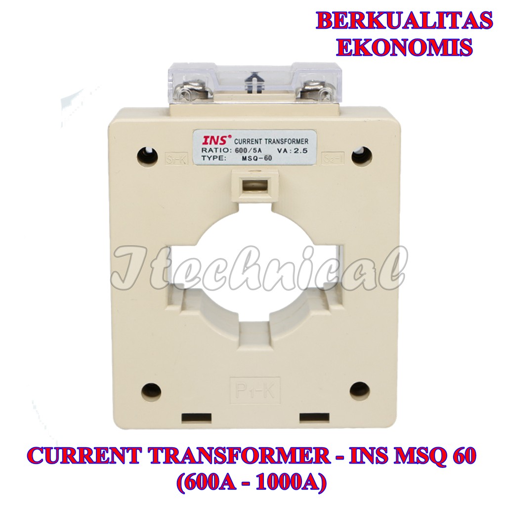 Jual CURRENT TRANSFORMER INS CT 600/5A - 1000/5A MSQ-60 INS | Shopee ...