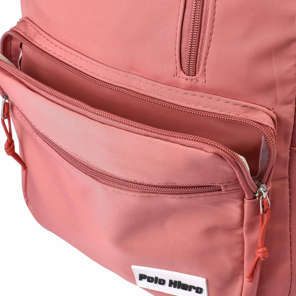 Jual (BF) Tas Laptop Polo Hiero N79003 Tas Sekolah Ransel Wanita - Pink -  Kota Surabaya - Byflamour