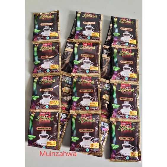 Jual KOPI LUWAK HITAM RENCENG ISI 20SACHET KOPI GULA Shopee Indonesia