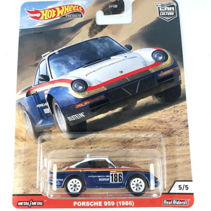 Jual Hotwheels Porsche 959 Wild Terrain car culture real riders diecast ...