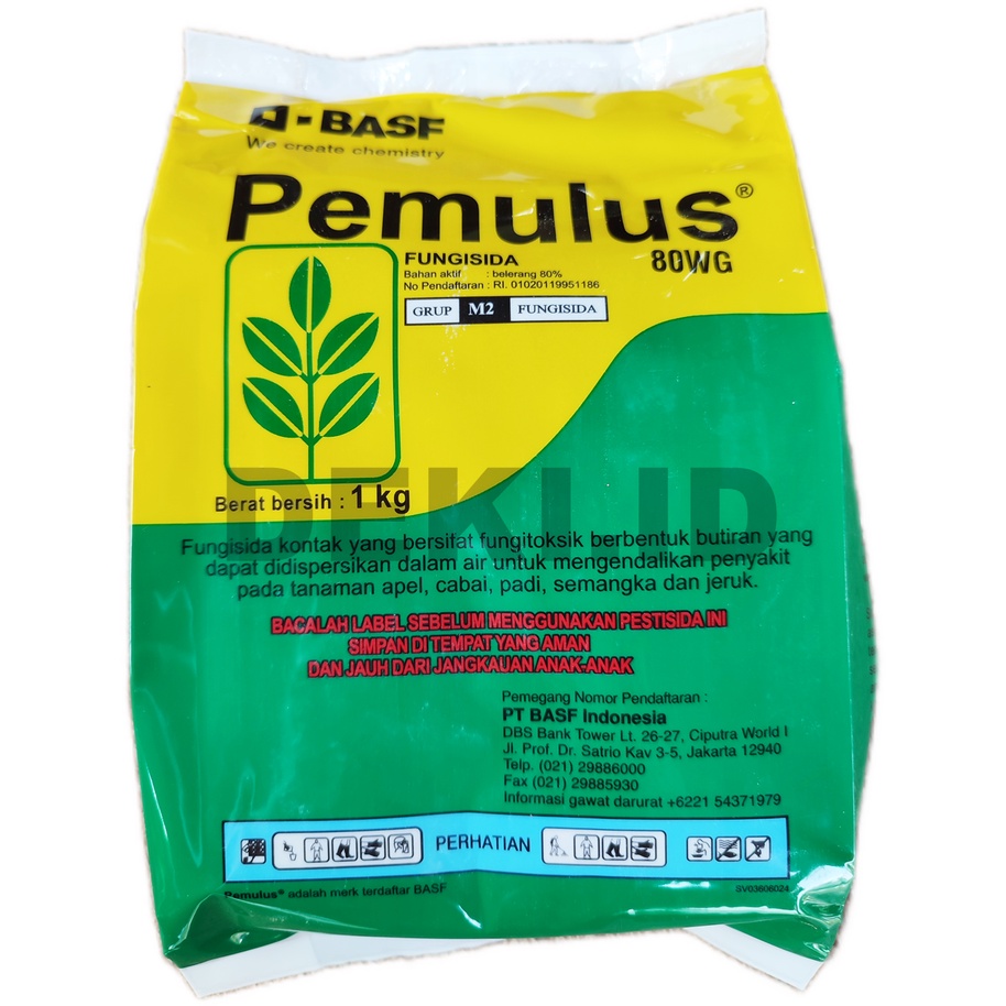 Jual Fungisida Pemulus 80 WG Sulfur Belerang 80% 1 KG Akarisida ...