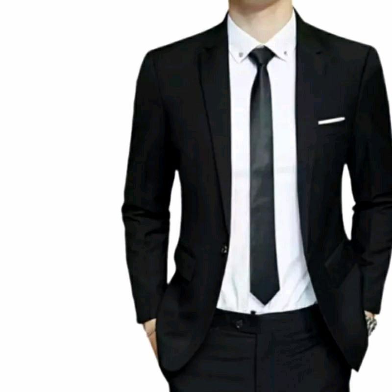 Jual Blazer Pria Jas Wisuda Jas Mahasiswa Jjas As Formal Slimfit