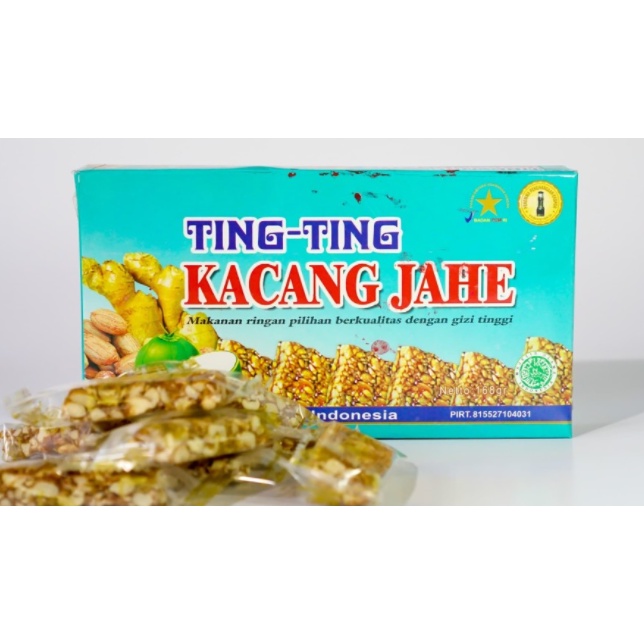 Jual Ting Ting Kacang Jahe Kotak 168 Gr Shopee Indonesia