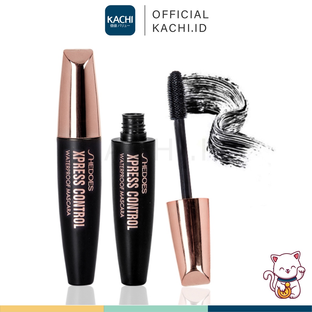 Jual KACHI SHEDOES Xpress Volume Mascara Waterproof Rosegold Tube