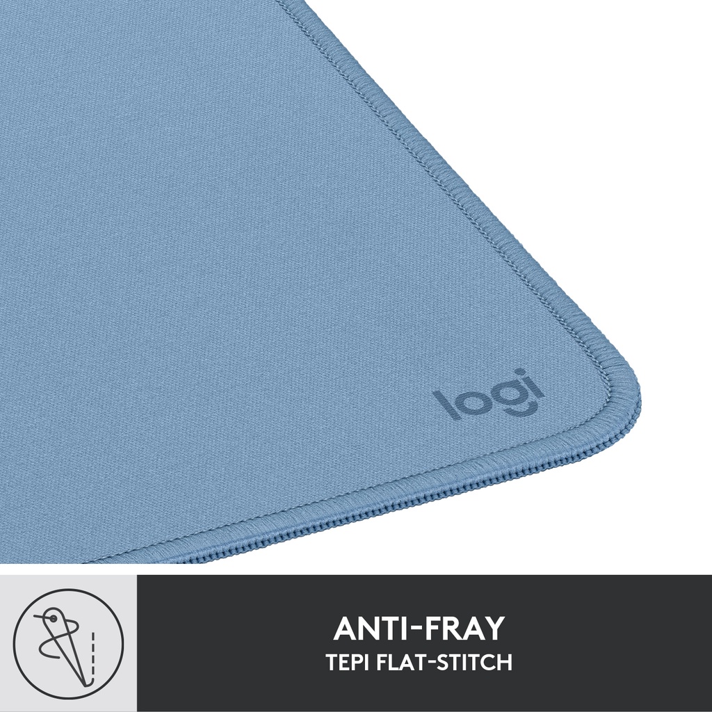 Logitech Mouse Pad Studio Series Alas Polos, Anti-Slip - Blue Grey (4)