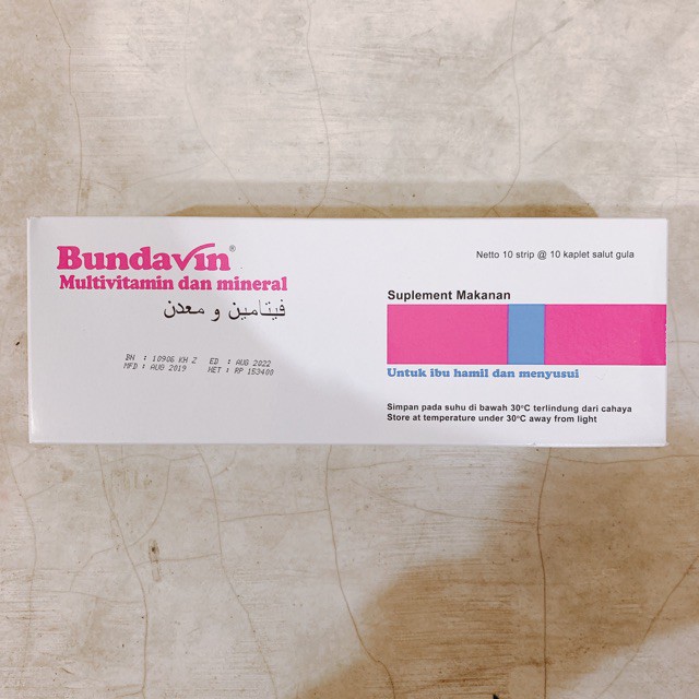 Jual Bundavin tablet per box | Shopee Indonesia