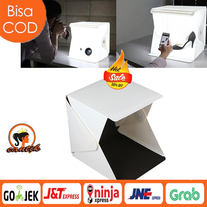 Jual MINI STUDIO BOX LENGKAP LIGHTING LED BACKGROUND/MINI STUDIO FOTO ...