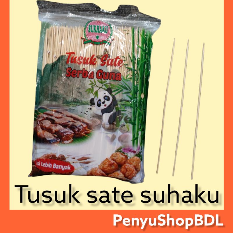 Jual Tusuk Sate Bambu Sukhaku Isi 500 Untuk Sate Ayam Sosis Bakar