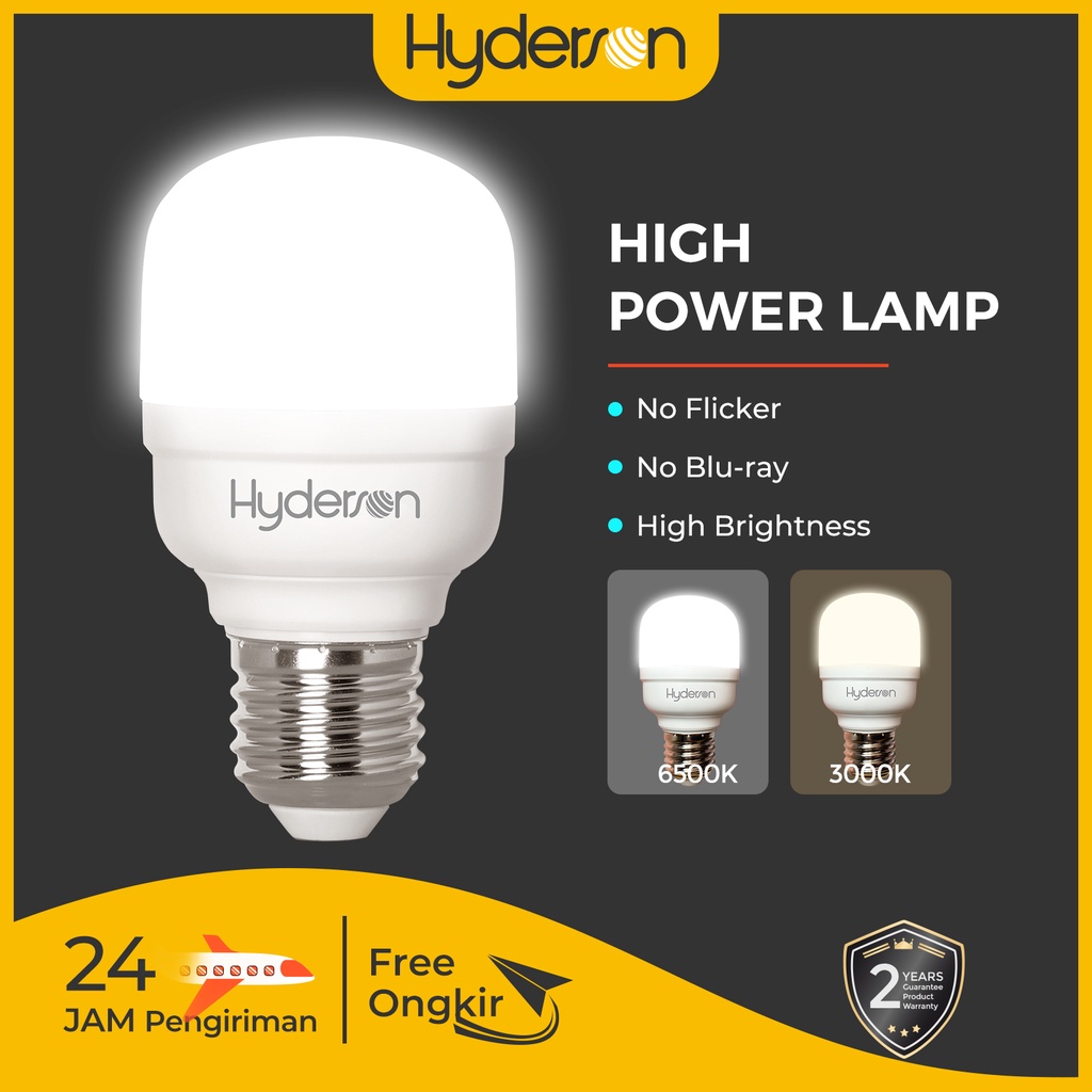 Jual Hyderson Mini LED Bohlam E27 6W 16W Super Terang Mentol Lampu Bulb ...