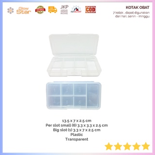 Plastic storage box, 36 compartments