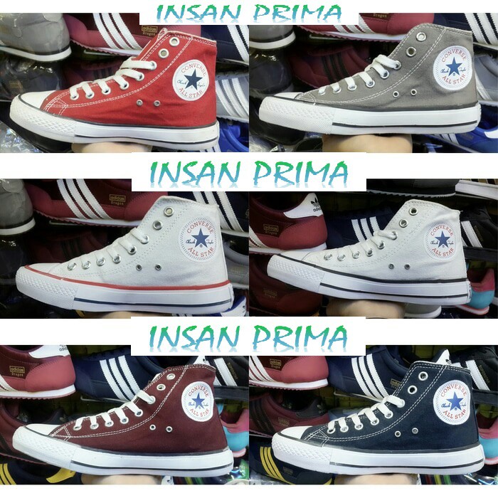 Shoes Sepatu Converse All Star Series Panjang Tinggi High KW Superrr