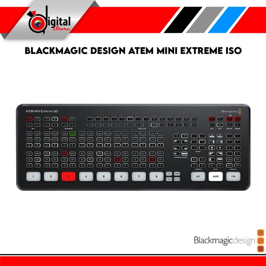 Jual Blackmagic Design ATEM Mini Extreme ISO - Mixer Live Streaming 8 ...