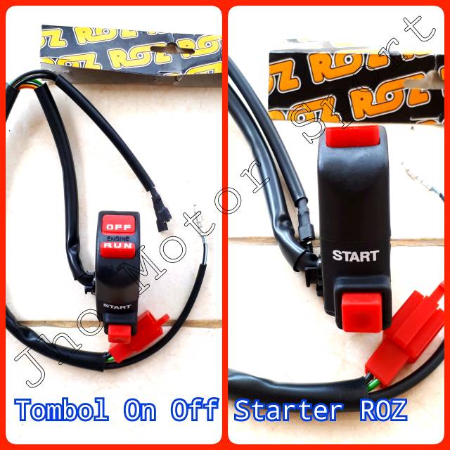Jual Tombol On Off Starter Merk ROZ | Shopee Indonesia