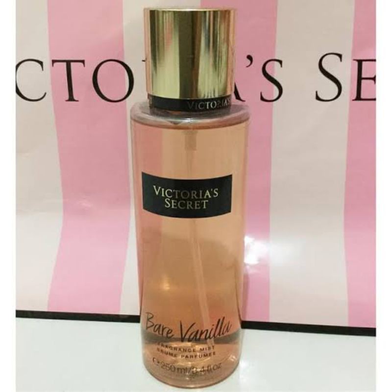 Jual PROMO Victoria Secret Bare Vanilla Fragrance Body Mist [250 ML ...