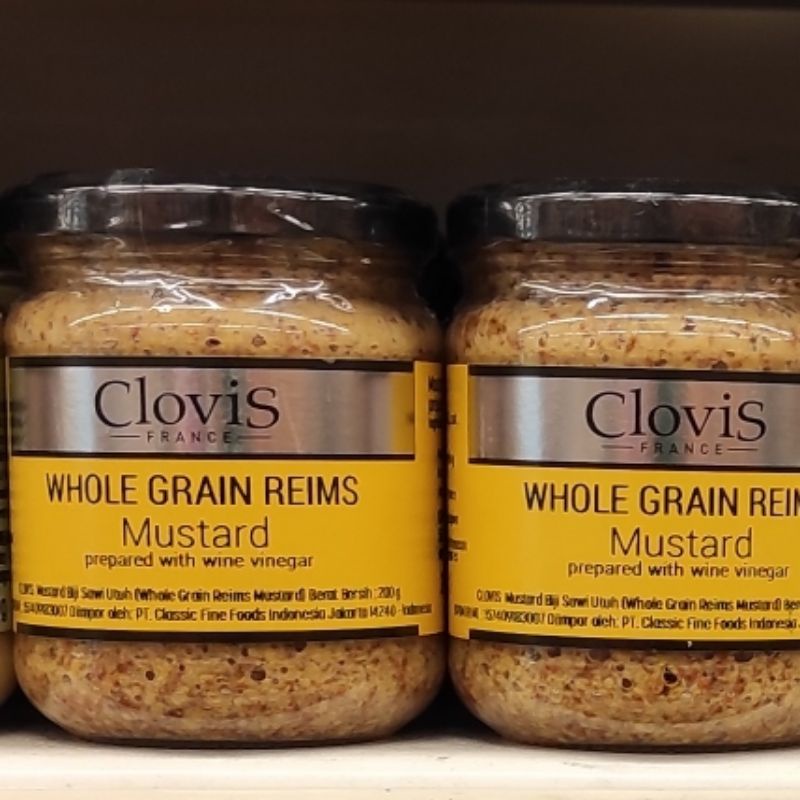 Jual clovis mustard whole grain 200g Shopee Indonesia