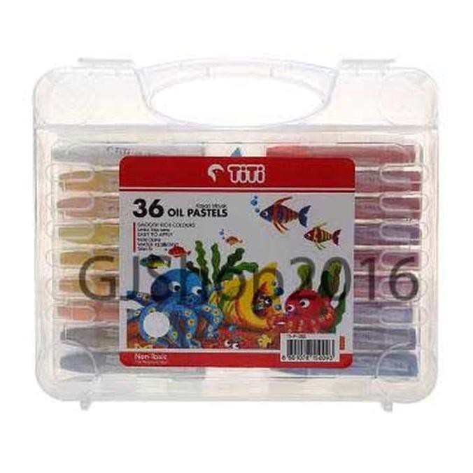 Jual [bisa Bayar Ditempat] Crayon Oil Pastel Titi 36 Warna P-36s 