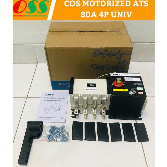 Jual Cos Motorized Ats 80A 4P Ats Univ Univ-80A Untuk Panel Ats Amf ...