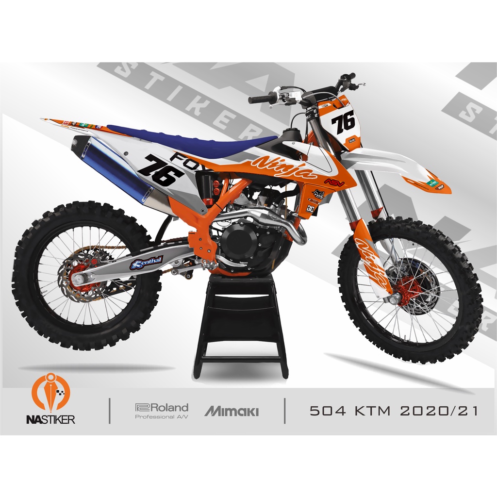 Jual decal ktm 250cc 2017 fullbody free ubah nomor nama | Shopee Indonesia