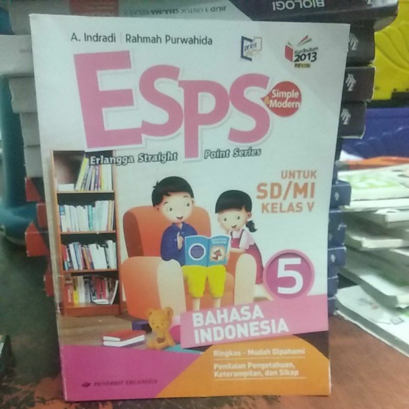 Jual buku buku esps bahasa Indonesia SD kelas 5 penerbit Erlangga ...