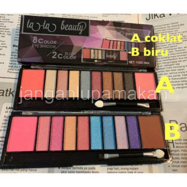 Jual Tata Beuaty Eyeshadow Pallete.varian Seri B Kosmetik Wanita ...