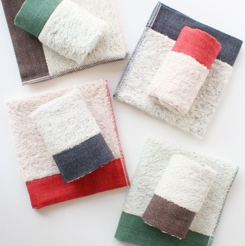 Jual Japanese Premium Towel KONTEX IMABARI Herringbone - Face Towel (M ...