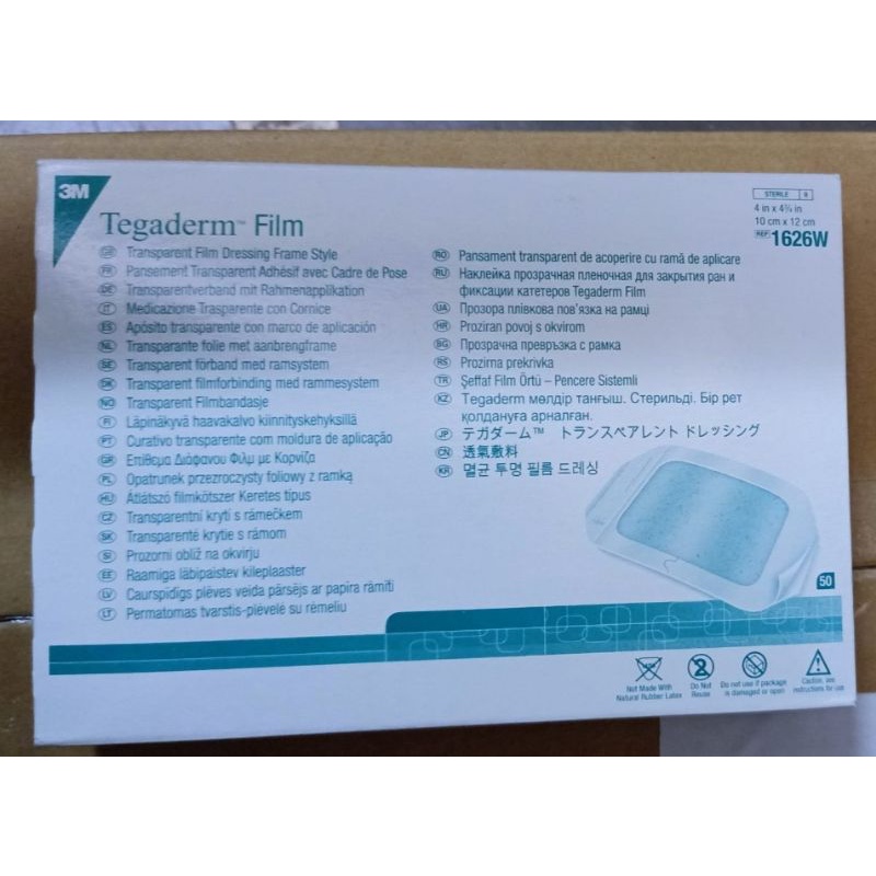 Tegaderm 3M Film 10x12 Cm 1626W 50 St