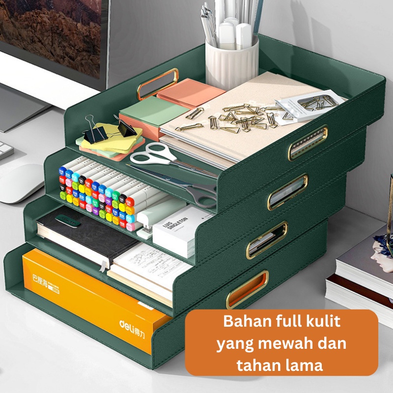 Jual INASO Rak Kantor Kotak Storage Meja Desktop Organizer Alat Tulis ...