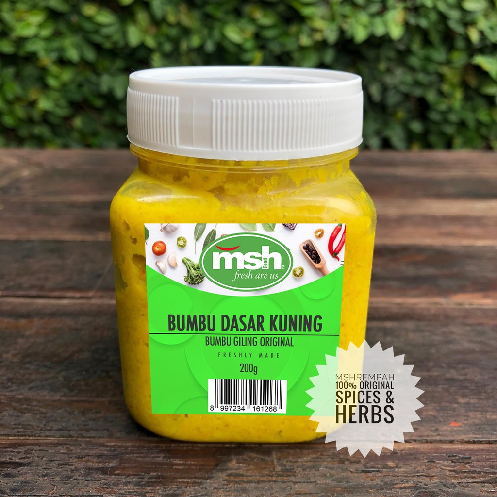 Jual Bumbu Dasar Kuning 200 G Shopee Indonesia 