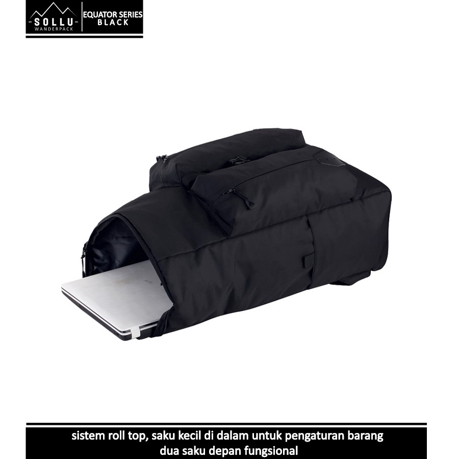 Jual Tas Ransel Laptop SOLLU - EQUATOR series ( Back ) | Shopee Indonesia