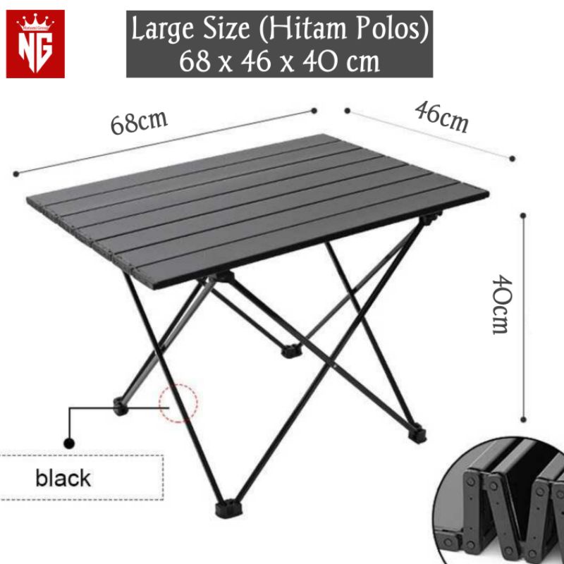 Jual Meja Santai Rakit Minimalis Bongkar Pasang Portabel Lipat Silang ...