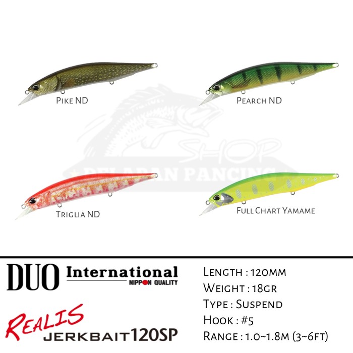 Acheter Leurre suspendu Duo Realis Jerkbait 130SP pour brochet ASA3146 (8688