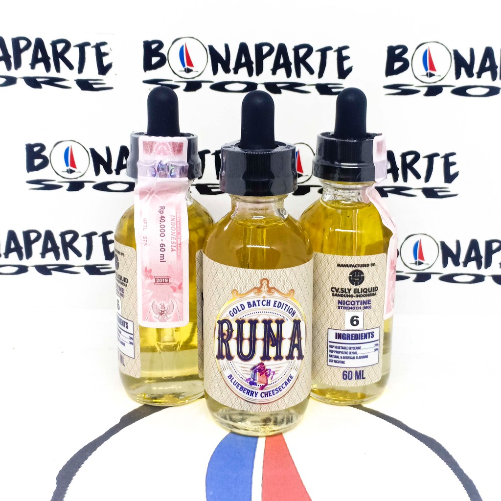 Jual RUNA 6 MG BLUEBERRY Cheesecake Premium Liquid Vape Vapor | Shopee ...