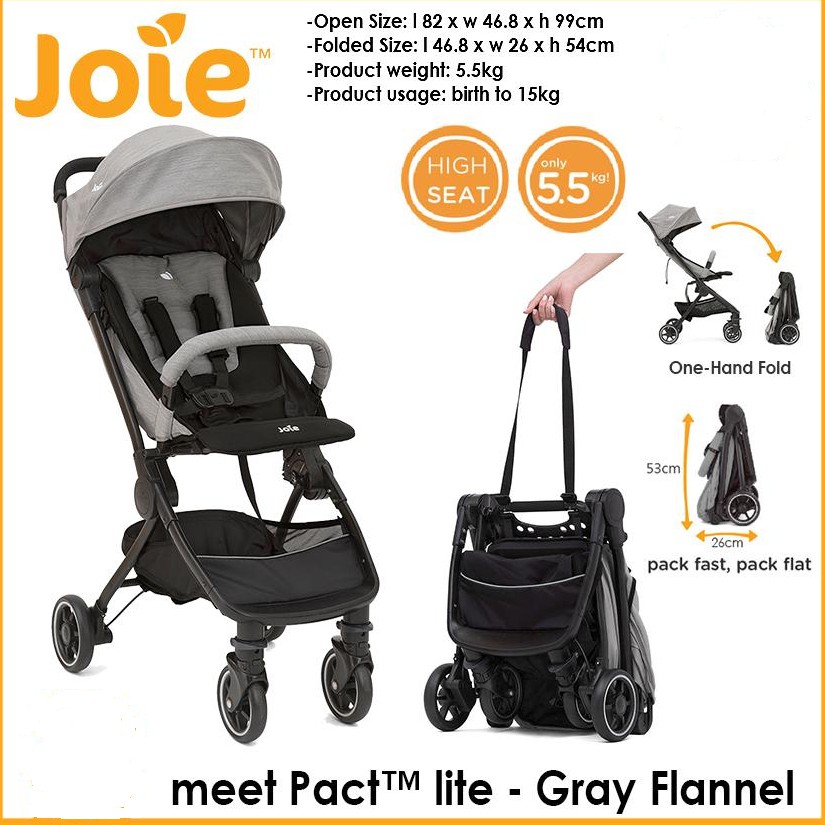 Jual Joie Pact Lite Stroller Cabin Size Kereta Dorong Bayi Shopee Indonesia