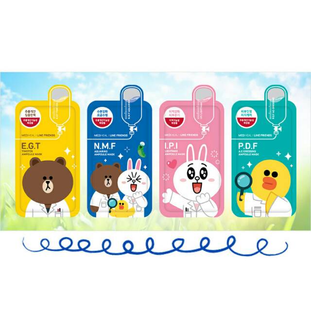 Jual Mediheal x Line Friends Mask [100% ORI KOREA] | Shopee Indonesia