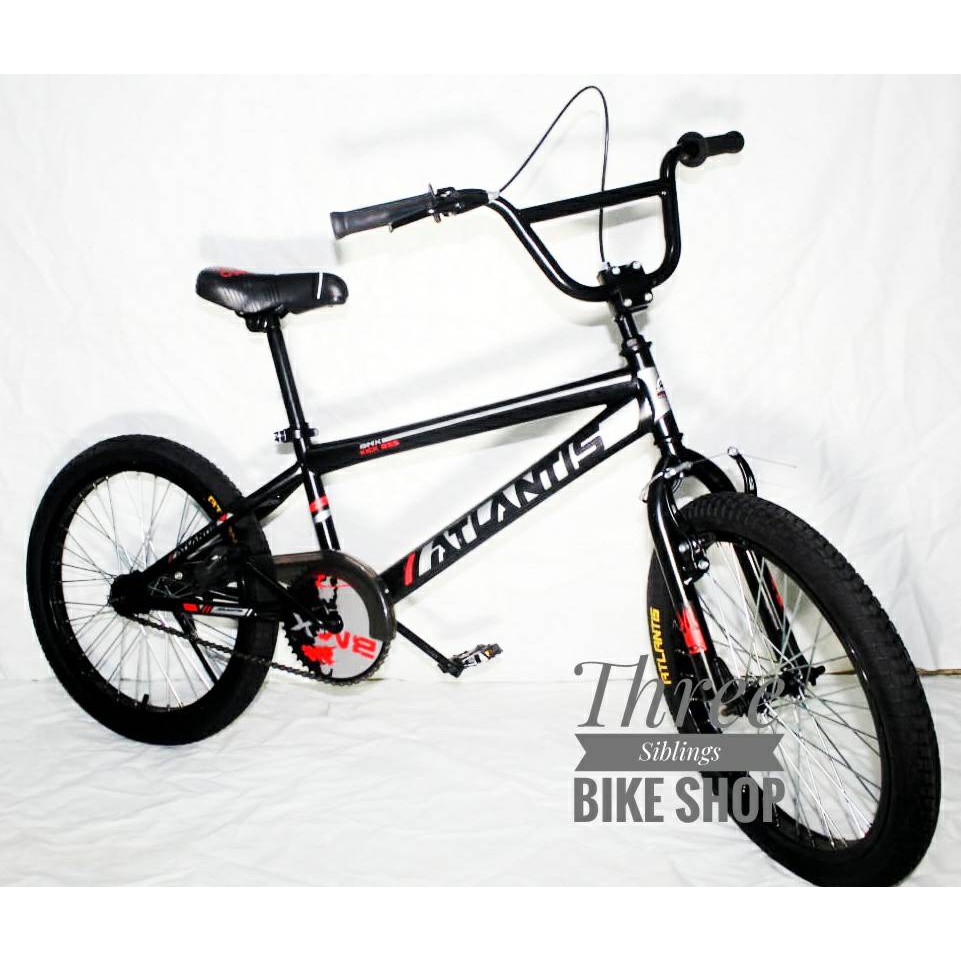 Jual SEPEDA BMX ATLANTIS ROTOR REM TORPEDO 20 INCH WARNA HITAM MERAH ...