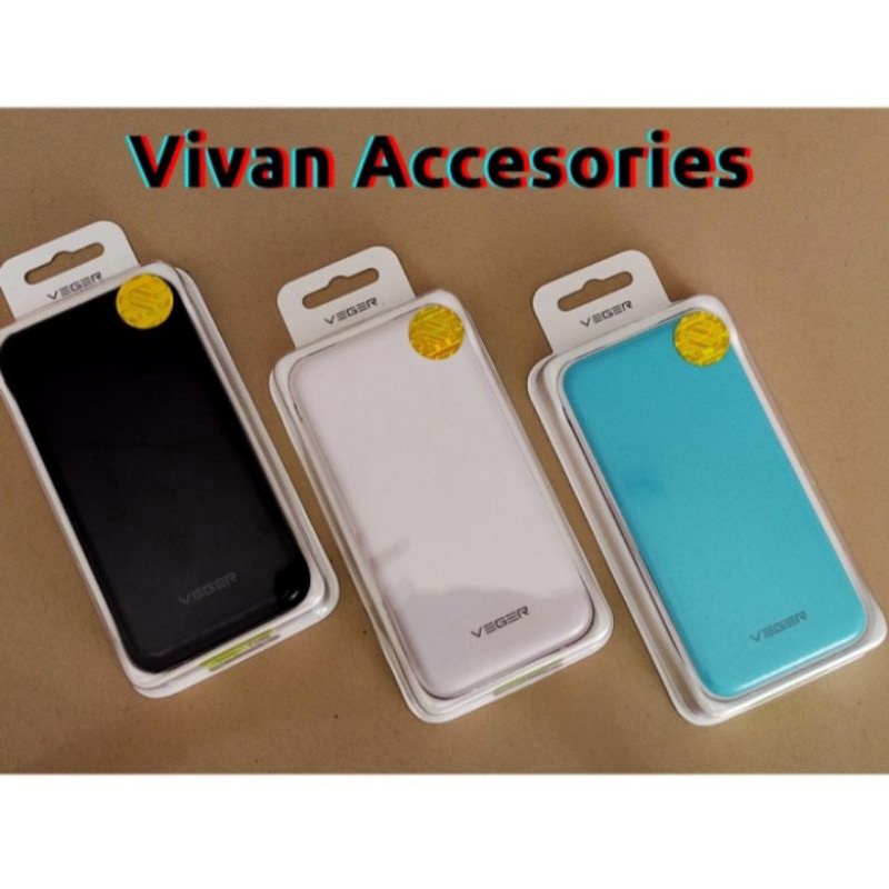 Jual Power Bank Veger Mah V Super Slim Original Shopee Indonesia