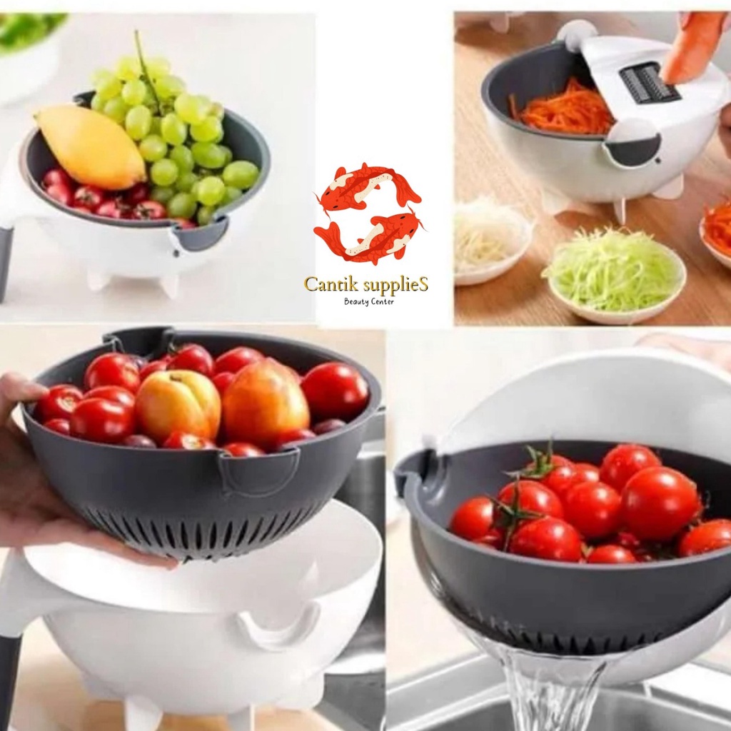 Jual CAS . DUO WET BASKET VEGETABLE CUTTER 1 IN 1 Shopee Indonesia