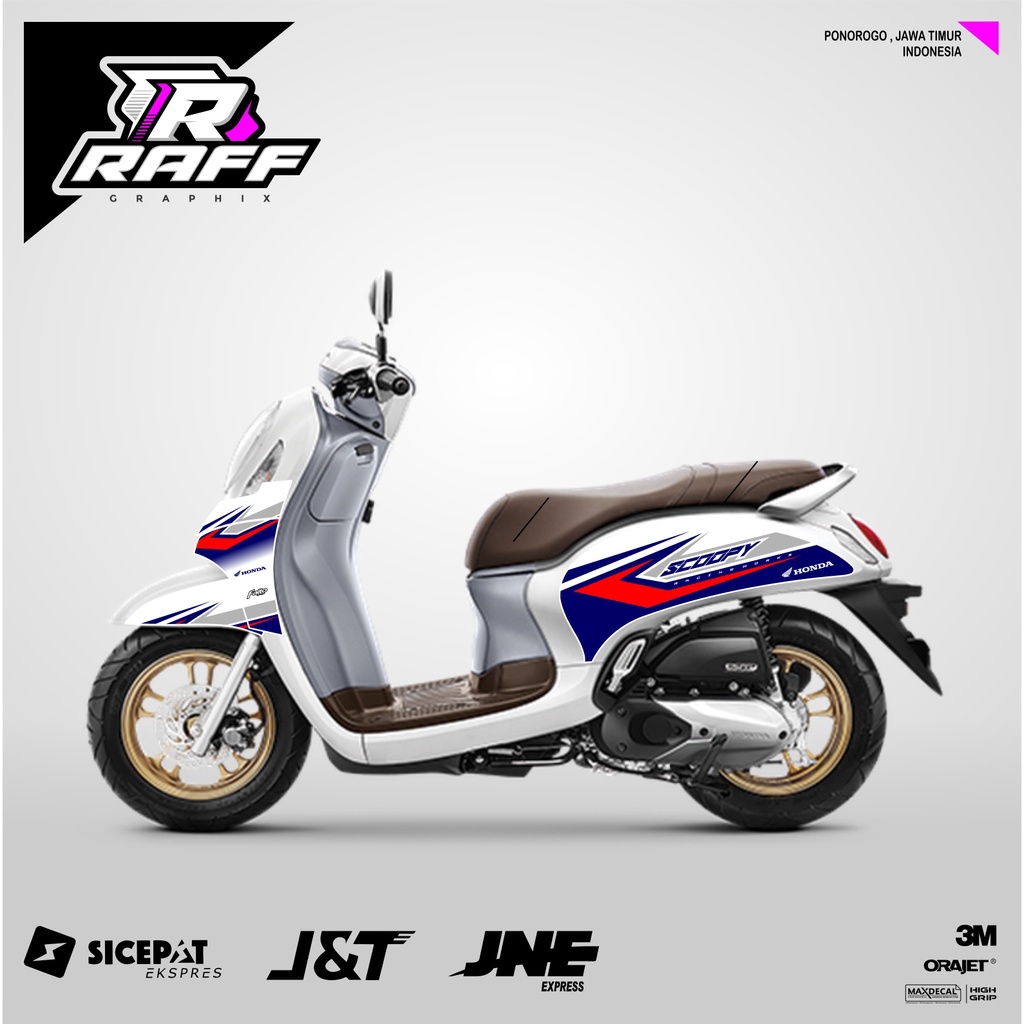 Jual Striping Semi Full Scoopy New / Striping Variasi Scoopy New Desain