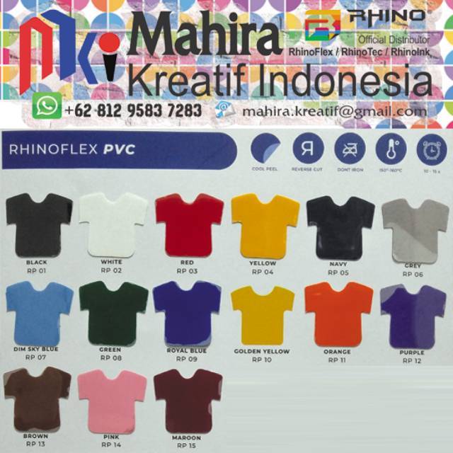 Jual RHINOFLEX Polyflex Korea / poly flex PVC | Shopee Indonesia