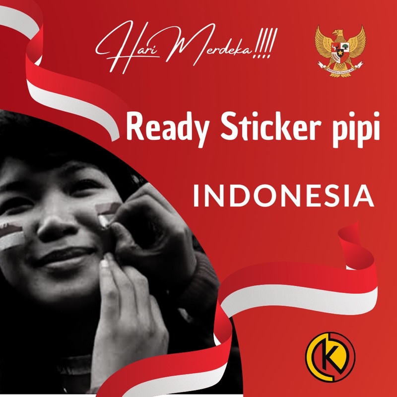 Jual Stiker Pipi Bendera Indonesia Pcs Bisa Cod Bayar Ditempat Shopee Indonesia