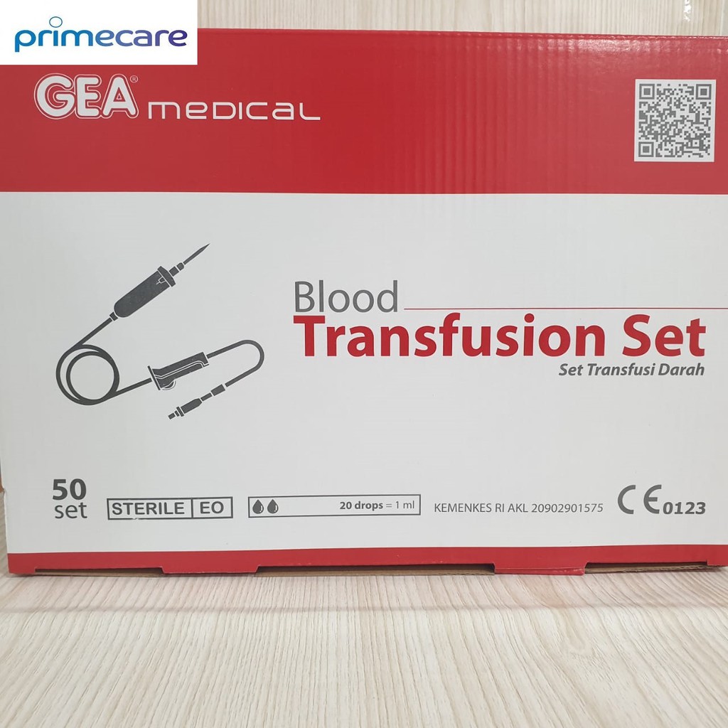 Jual Blood Transfusion Set / Blood Set / Selang Transfusi Darah GEA ...