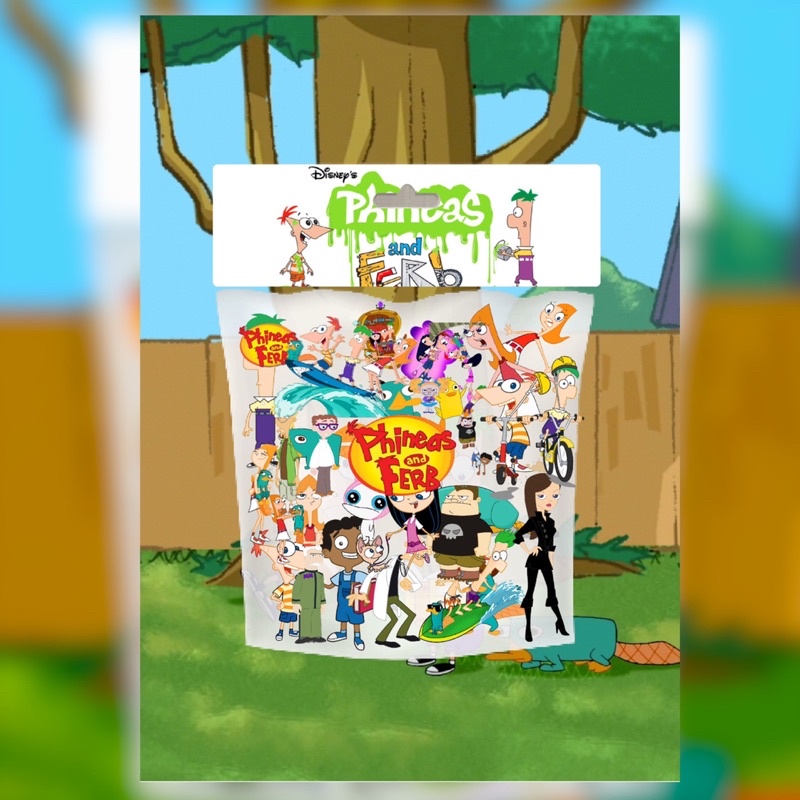 Jual [30 PCS STICKERS] Stickers Phineas & Ferb untuk laptop, hp, dll ...
