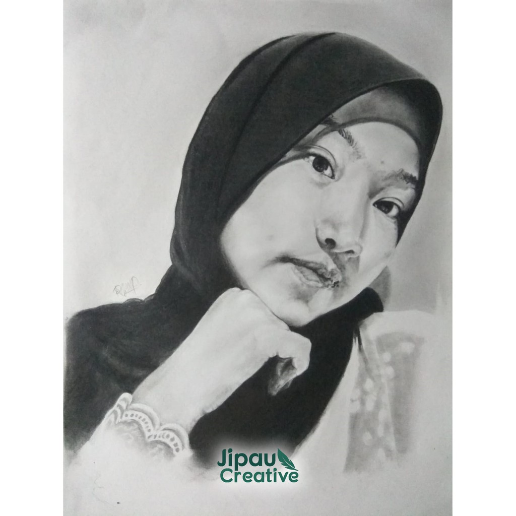 Jual Gambar Sketsa Wajah HANDMADE Realistic | Shopee Indonesia