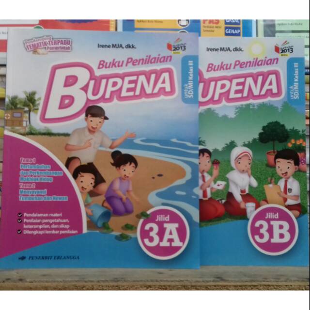 Jual BUKU BUPENA UNTUK SD KELAS 3 JILID 3A DAN 3B EDISI REVISI 2013 BY ...